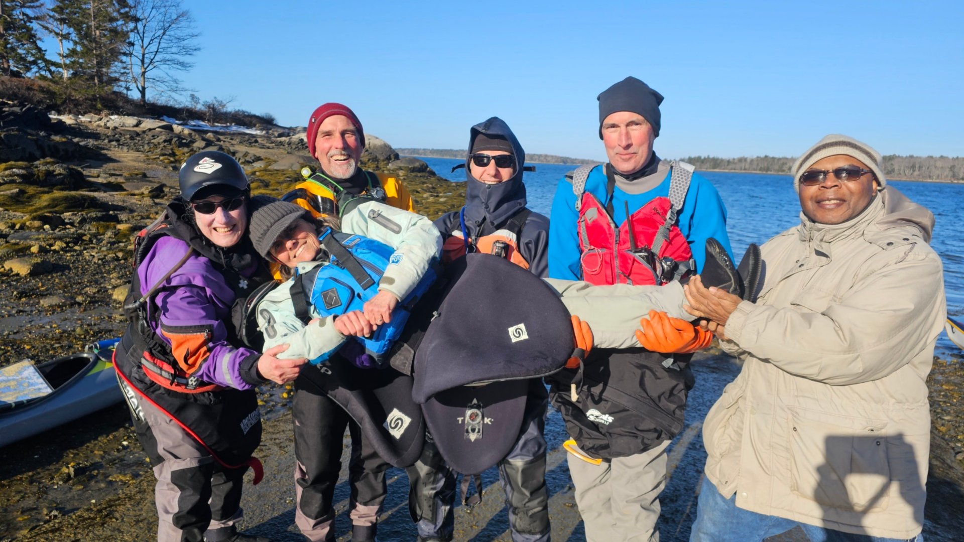 Intro to Winter Paddling on Middle Bay
