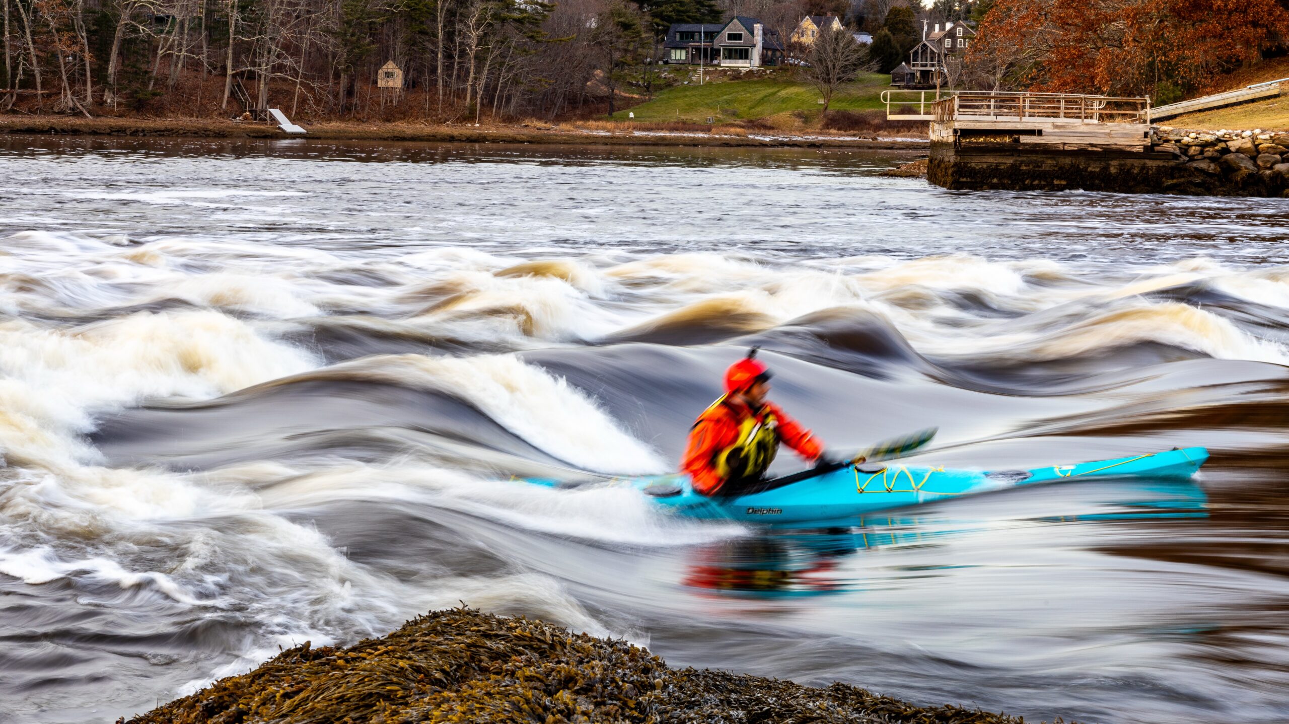Sheepscot Reversing Falls Surfing