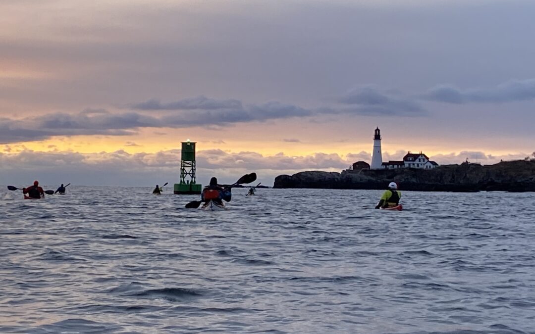 easy paddle from north bath launch