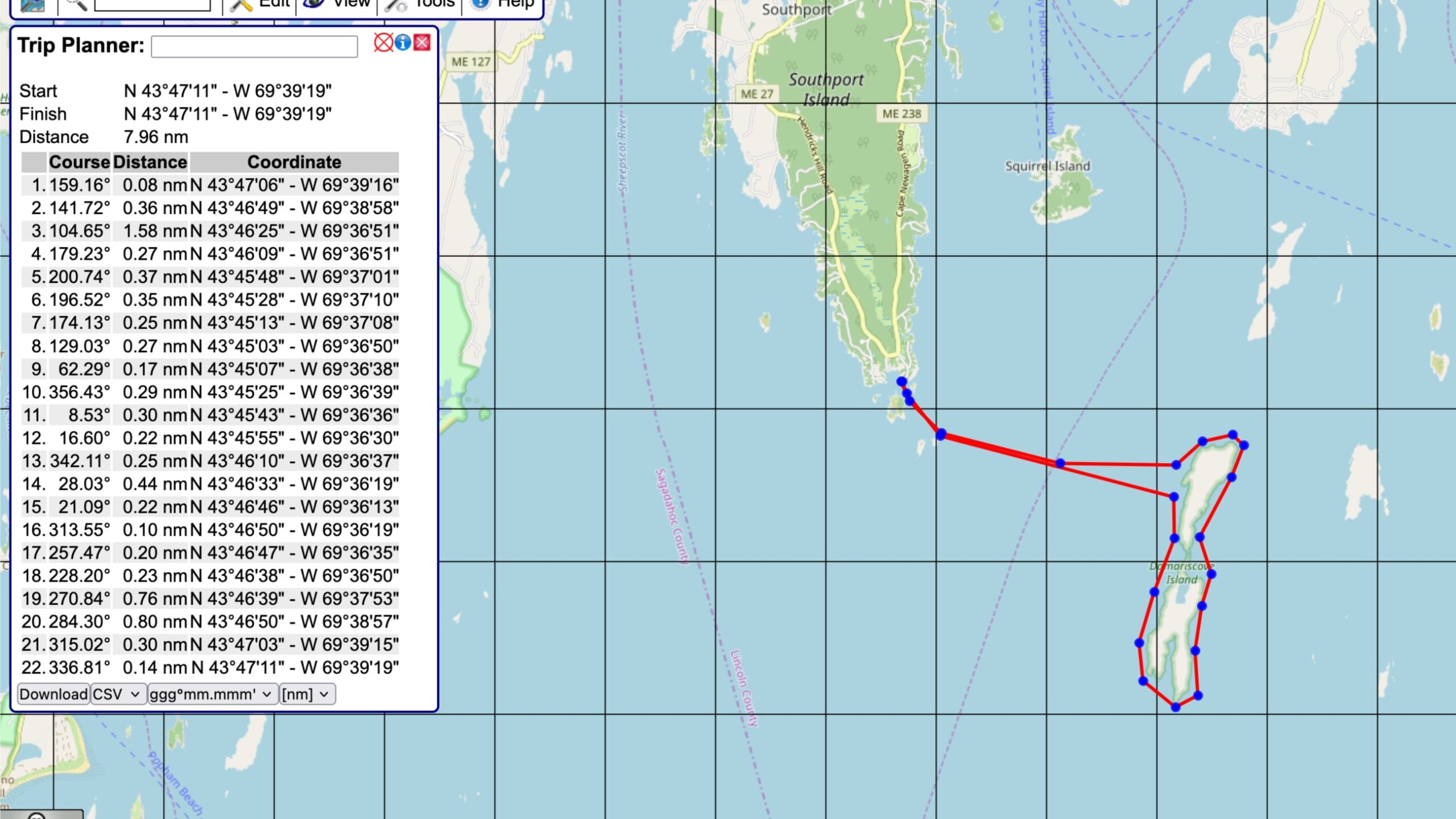 Damariscove Circumnav!